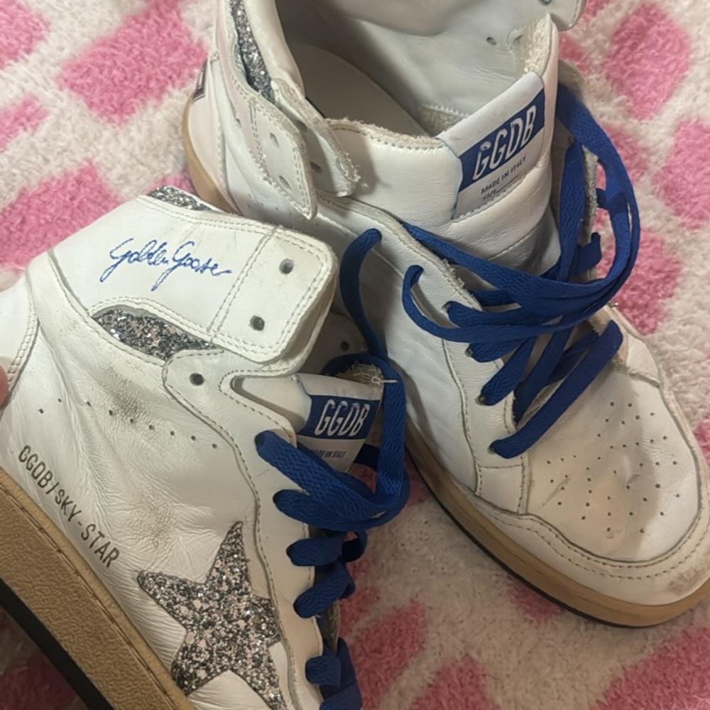 Golden Goose high top sneakers (size 39 or 8)